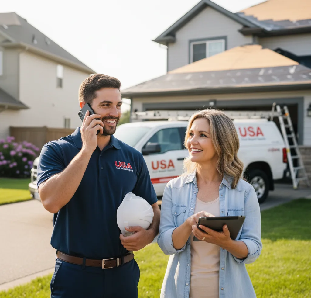 USA Roof Repair Experts customer support in Iota
